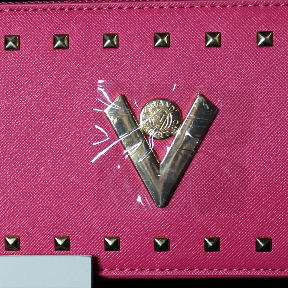 Valentino Orlandi Fuchsia Studded Crossbody Bag - Picture 2 of 10